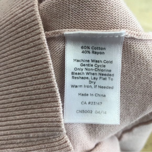 🌟🌸Talbots Batwing Pink Lightweight Sweater🌸🌟 - Picture 8 of 8